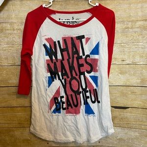 What makes you beautiful baseball style tee 🛍